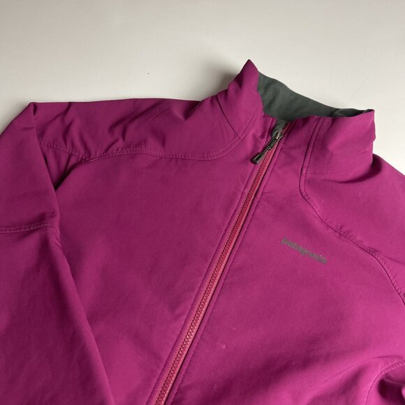 Patagonia Women L Soft Shell Jacket Fleece Purple Outdoor Hiking Jacket **READ** - Picture 3 of 16